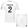 Officiële Voetbalshirt + Korte Broek Real Madrid Carvajal 2 Thuis 2024-25 - Kids